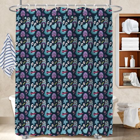 Rideau de douche 180x180 infroissable cache baignoire pour nouvelle déco pour la rentrée (1/5)