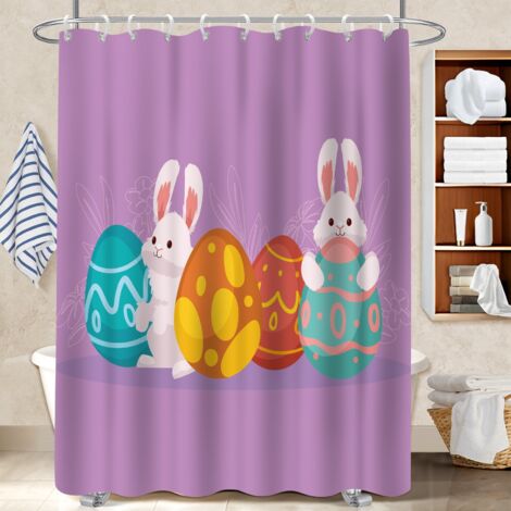 Rideau douche imperméable polyester 180x180 original cache baignoire pour une déco qui inspire (1/5)