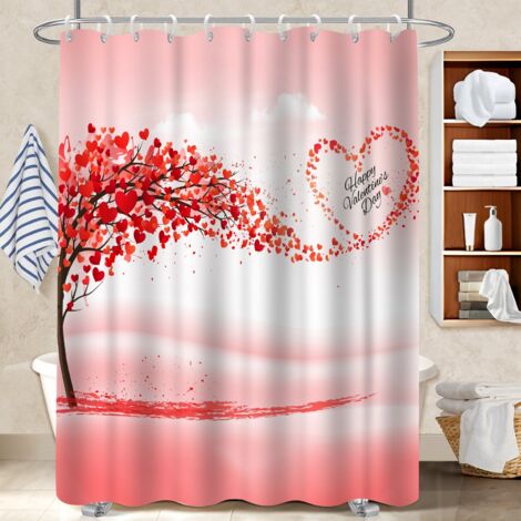 Rideau douche imperméable polyester 180x180 esthétique housse de baignoire pour une touche de gaieté et de couleur (1/5)