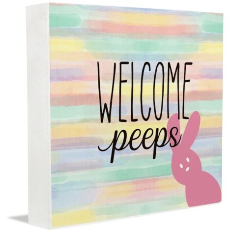 Cadre photo, décoration de bureau pour Pâques pour les familles, panneau décoratif en bois pour le salon et la chambre (1/5)