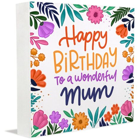 Cadre photo en bois, cadeau idéal pour les femmes et les familles. Panneaux en bois pour anniversaire, mariage, Pâques, fête des mères, fête des pères. (1/5)