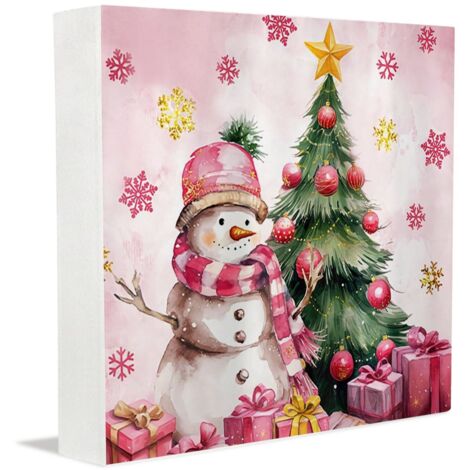 Cadre photo commémoratif, accessoires de bureau pour la famille des pères, plaque en bois décorative pour la maison et le bureau (1/5)