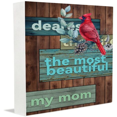 Cadre photo, panneau de bureau pour maman, panneau en bois à faire soi-même, cadeau personnalisé adapté à toutes les fêtes (1/5)