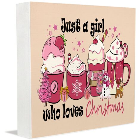 Décoration murale, accessoires de bureau pour femmes : panneau en bois décoratif pour la Saint-Valentin, un mariage, un anniversaire, la fête des mères et la fête des pères. (1/5)