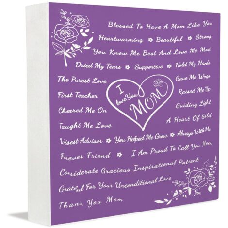 Cadres photo commémoratifs, décoration d'étagère de bureau pour futures mamans, panneaux de décoration intérieure pour mariage, anniversaire, Saint-Valentin, fête des mères et des pères, ardoise photo (1/5)