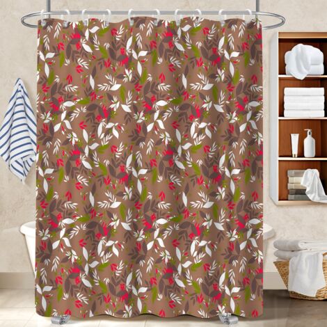 Rideau de douche en polyester 180x180 artistique rideau imperméable pour délimiter l’espace dans une salle de bain ouverte (1/5)