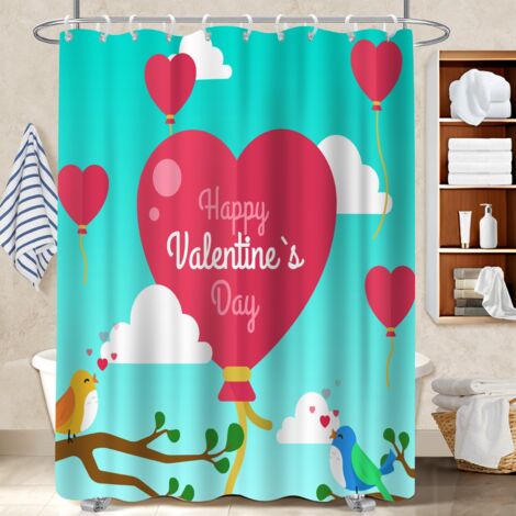 Voile de douche fluide en polyester 180x180 fluide protection douche pour une déco unique (1/5)