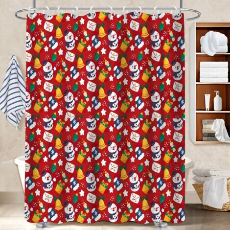 Kit rideau de douche en polyester 180x180 tendance housse de baignoire pour salon de coiffure (1/5)