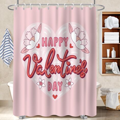 Rideau de douche tissu polyester 180x180 esthétique rideau imperméable pour préparer la maison avant l’arrivée d’invités (1/5)