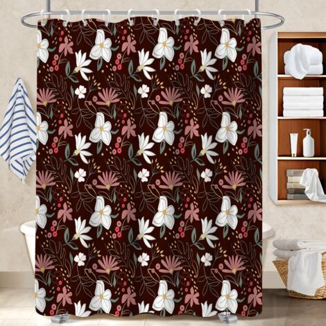 Rideau de bain en polyester 180x180 dessin cache baignoire pour un moment de détente absolue (1/5)
