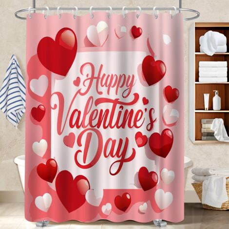 Rideau de bain en polyester 180x180 avec motif protection douche pour un moment de détente absolue (1/5)
