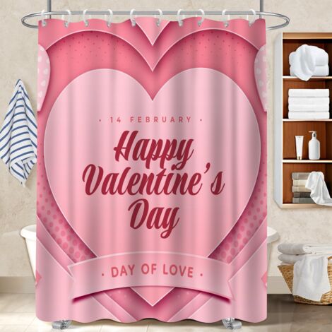 Rideau de douche en polyester 180x180 Évasion rideau séchage rapide pour idée cadeau pour pendaison de crémaillère (1/5)