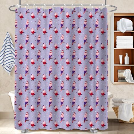 Rideau de bain en polyester 180x180 séchage rapide bâche de douche pour idée cadeau pour pendaison de crémaillère (1/5)