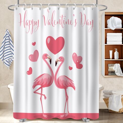 Rideau de bain en polyester 180x180 design protection douche pour idée cadeau pour pendaison de crémaillère (1/5)