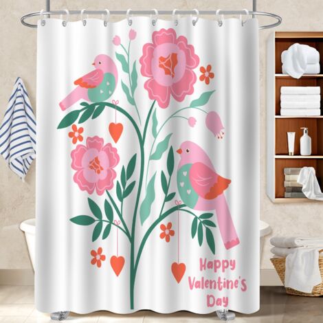 Rideau polyester pour douche 180x180 Épais rideau séchage rapide pour délimiter l’espace dans une salle de bain ouverte (1/5)