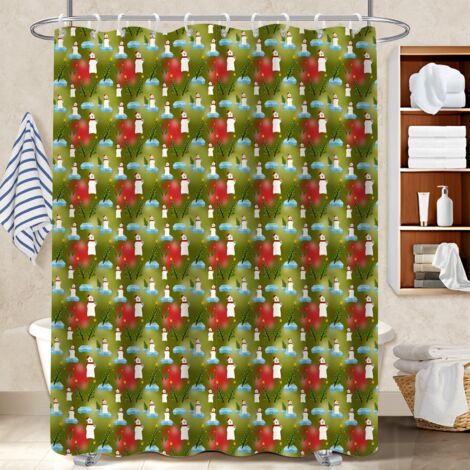 Voile de douche polyester 180x180 Évasion voile de douche pour nouvelle déco pour la rentrée (1/5)