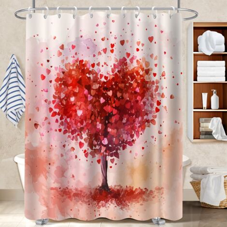 Rideau de douche imperméable en polyester 180x180 infroissable voile de douche pour loft industriel (1/5)