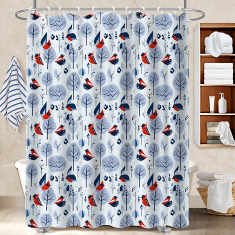 Rideau polyester pour douche 180x180 esthétique housse de baignoire pour décoration salle de bain (1/5)