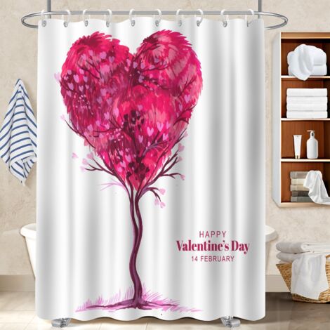 Rideau polyester pour douche 180x180 aéré voile de douche pour maison secondaire (1/5)