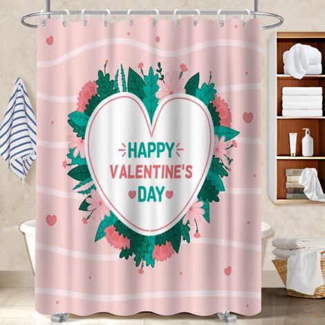 Rideau douche imperméable polyester 180x180 stylé polyester pour salle de bain pour idéal location saisonnière (1/5)