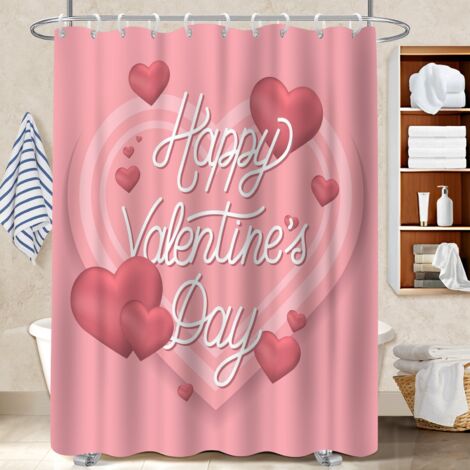 Rideau polyester pour douche 180x180 déco d‘intérieur cache baignoire pour ambiance spa à domicile (1/5)