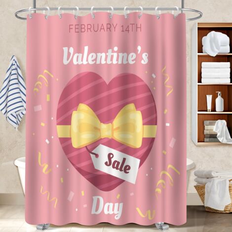 Rideau douche imperméable polyester 180x180 À œillets renforcés rideau étanche pour rafraîchir sa salle de bain (1/5)