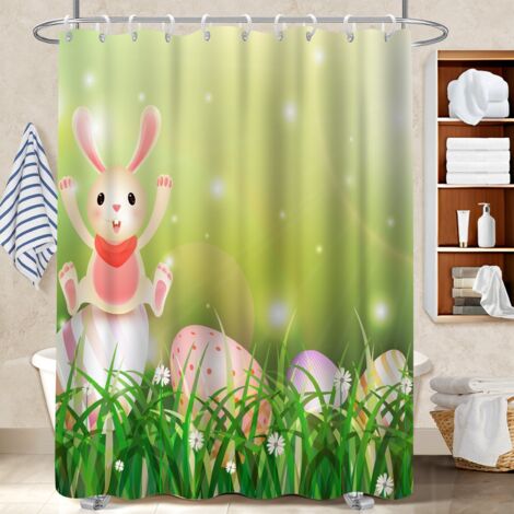 Rideau polyester pour douche 180x180 Étanche cache baignoire pour un moment de détente absolue (1/5)