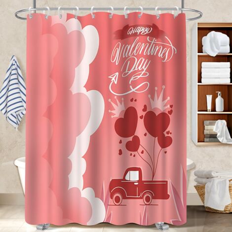Rideau de douche imperméable en polyester 180x180 cocooning housse de baignoire pour salle de bain avec baignoire (1/5)