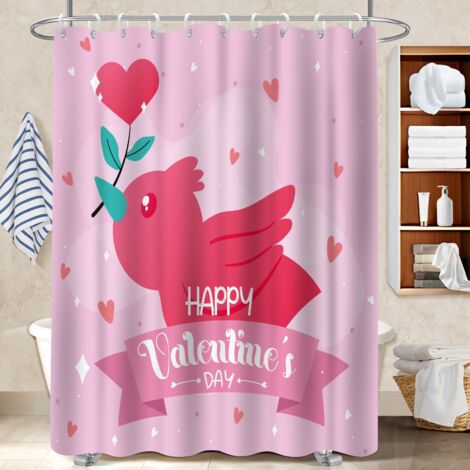 Rideau de douche imperméable en polyester 180x180 pratique rideau séchage rapide pour créer une ambiance spa (1/5)