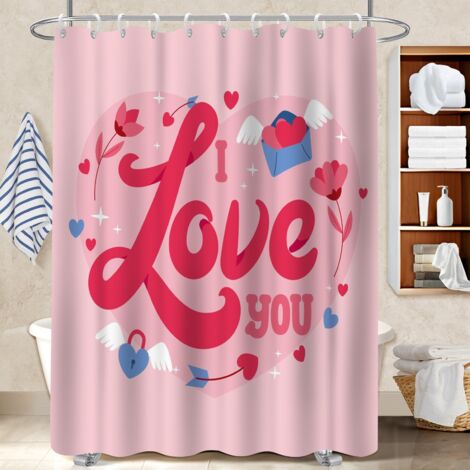 Rideau polyester pour douche 180x180 stylé rideau étanche pour salle de bain moderne (1/5)