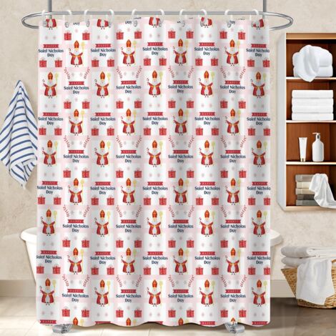 Kit rideau de douche en polyester 180x180 artistique polyester pour salle de bain pour une déco qui inspire (1/5)
