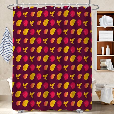 Rideau polyester pour douche 180x180 lavable protection douche pour jeune couple emménageant (1/5)