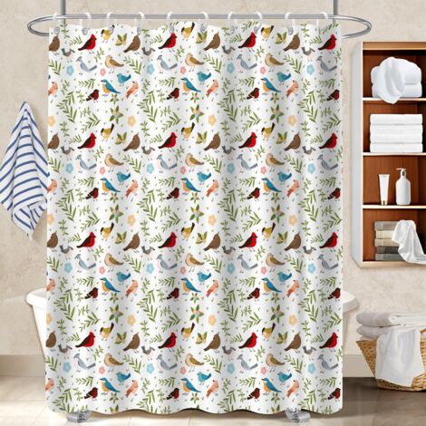 Rideau polyester pour douche 180x180 antifongique rideau étanche pour personne allergique (1/5)