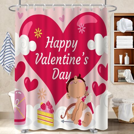 Rideau de douche tissu polyester 180x180 tissu respirant bâche polyester douche pour campin (1/5)