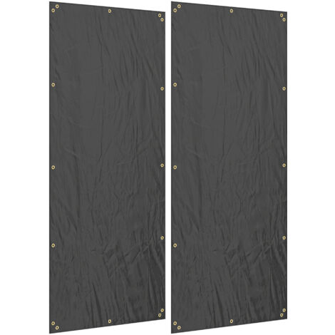 Réservoir à bois 148×62 cm, en tissu 600D Oxford résistant à l’eau et UV, pour stockage extérieur du bois, couleur noire. (1/2)