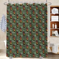 Voile de douche polyester 180x180 original polyester pour salle de bain pour salle de bain avec douche à l’italienne