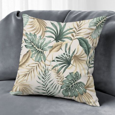 Housse de coussin floral papillon printemps été,décoration maison,50×50cm (1/5)
