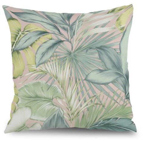 Housse de coussin floral papillon été, décoration canapé,45×45cm (1/5)