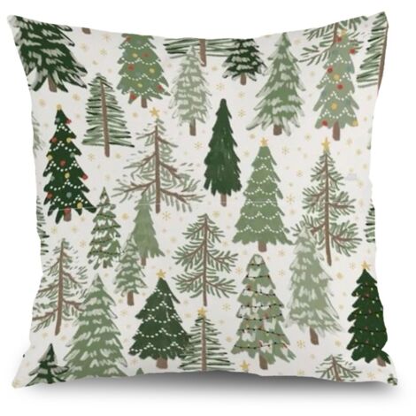 Housse de coussin floral décoratif, canapé maison,45×45cm (1/5)