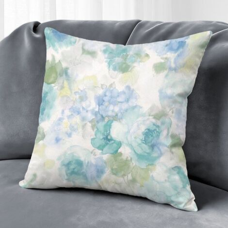 Housse de coussin floral printemps, décoration canapé maison,50×50cm (1/5)