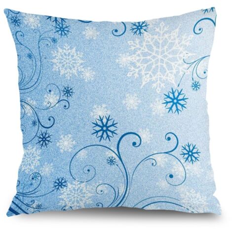 Housse de coussin patio floral, décoration jardin extérieur,45×45cm (1/5)