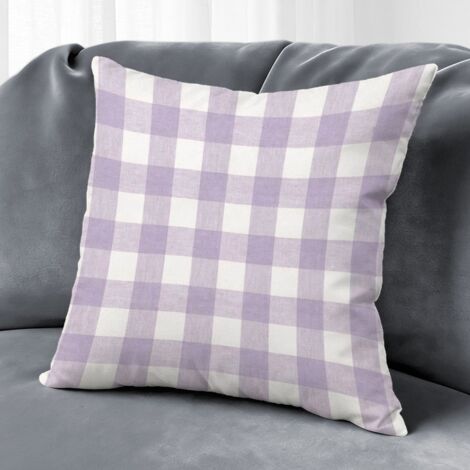Housse de coussin motif symétrique carreaux, décoration salon maison,50×50cm (1/5)