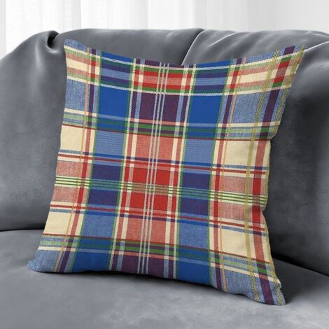 Housse de coussin imprimé symétrique, décoration canapé salon,45×45cm (1/5)