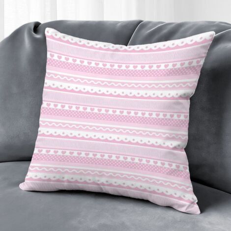 Housse de coussin imprimé carreaux, décoration canapé salon,50×50cm (1/5)