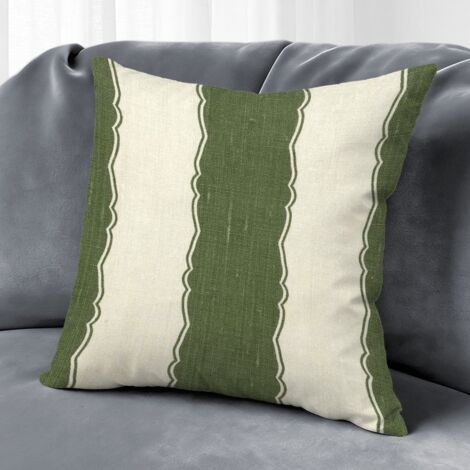 Housse de coussin carreaux décoratifs, style ferme rustique pour canapé,50×50cm (1/5)