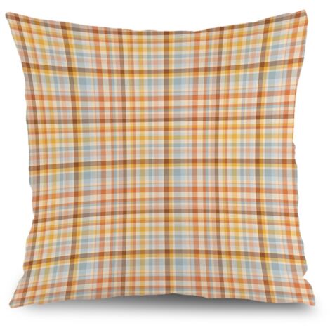 Housse de coussin imprimé symétrique, décoration canapé,40×40cm (1/5)