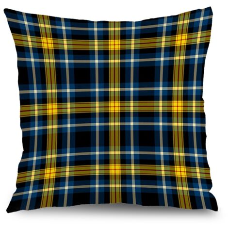 Housse de coussin carreaux décoratifs, décoration canapé intérieur,40×40cm (1/5)