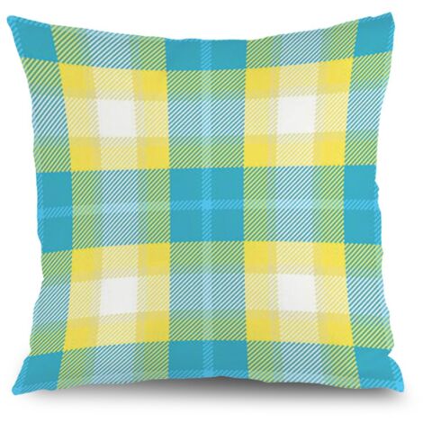 Housse de coussin motif symétrique, décoration intérieur,45×45cm (1/5)