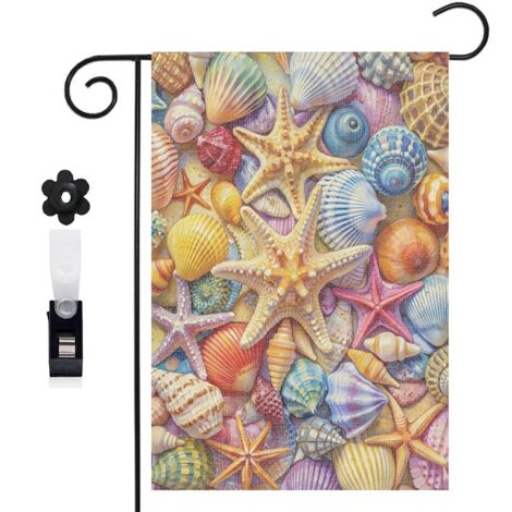 Bannière de cour Welcome et style tropical 30 x 45 cm décoration porche et maison (1/5)