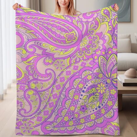 Cadeau pour les amateurs de décoration : couverture polaire 60x80 pouces, design et confort (1/4)